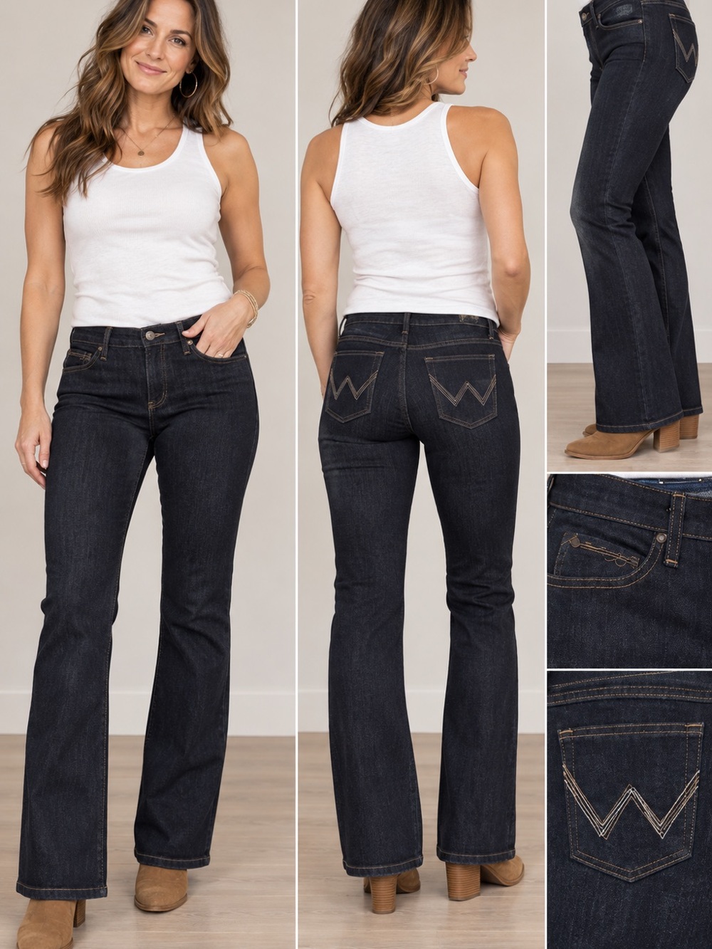 Wrangler Q-Baby Mid-Rise Bootcut Women's Jeans, NWT